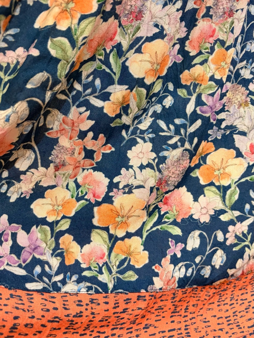 World Market Teal Floral Boho Maxi Dress with a Beautiful Romantic Print - Picture 7 of 8